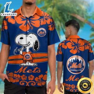 New York Mets Snoopy Hawaiian…
