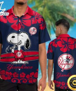 New York Yankees Snoopy Hawaiian…