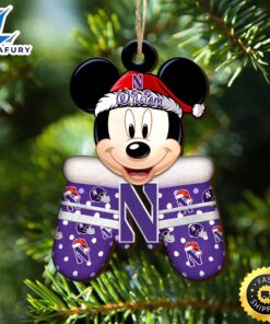 Northwestern Wildcats Team And Mickey…