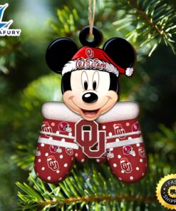 Oklahoma Sooners Team And Mickey…