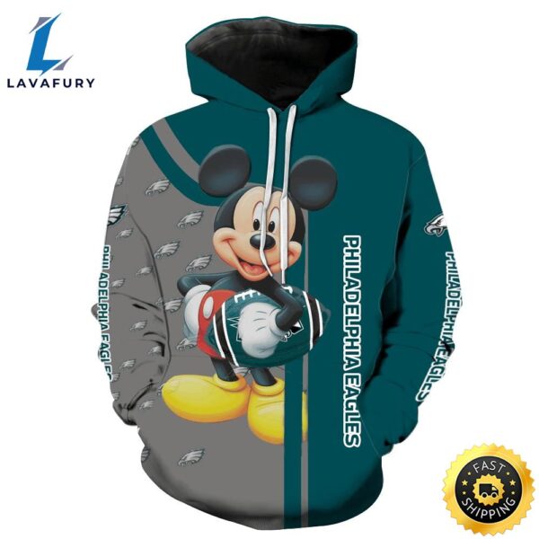 PE Mickey Mouse 3D Full Over Print Shirt