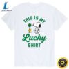 Peanuts Snoopy St. Patricks Day This Is My Lucky Shirt