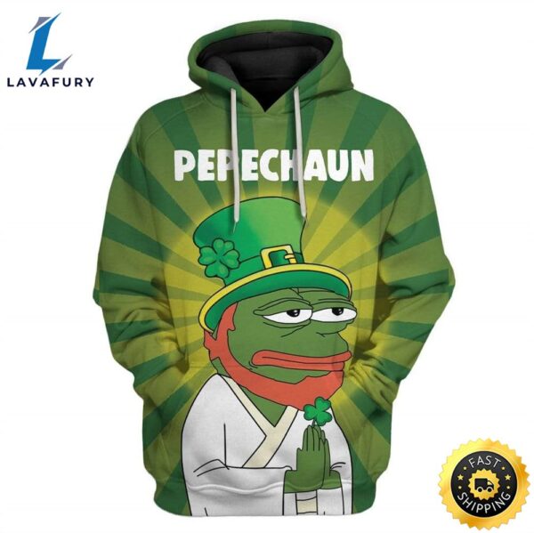 Pepechaun St Patrick’s Day Custom T-Shirts Hoodies Apparel