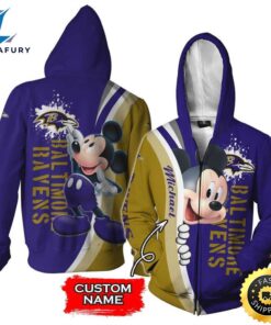Personalized Baltimore Ravens Mickey Mouse…