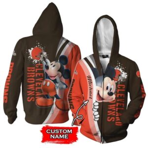 Personalized Cleveland Browns Mickey Mouse…