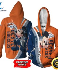 Personalized Denver Broncos Mickey Mouse…