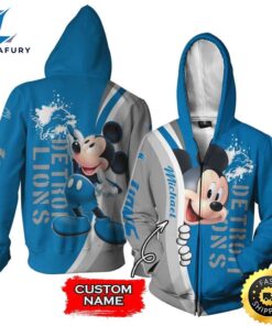 Personalized Detroit Lions Mickey Mouse…