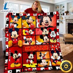 Personalized Disney Mickey Mouse Fleece…