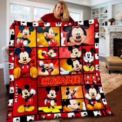 Personalized Disney Mickey Mouse Fleece…