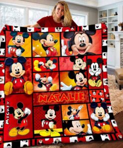 Personalized Disney Mickey Mouse Fleece…
