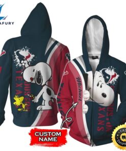 Personalized Houston Texans Snoopy All…