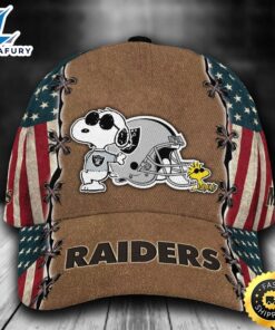 Personalized Las Vegas Raiders Snoopy All Over Print 3D Classic Cap