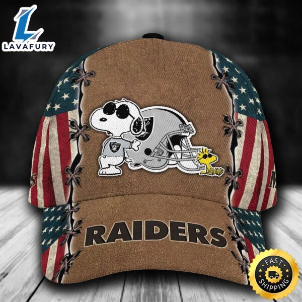Personalized Las Vegas Raiders Snoopy All Over Print 3D Classic Cap