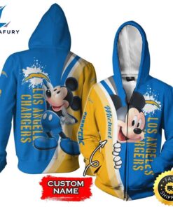 Personalized Los Angeles Chargers Mickey…
