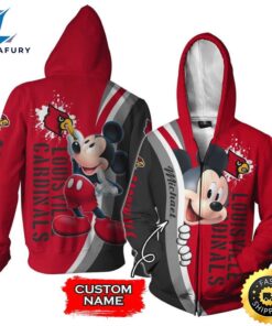 Personalized Louisville Cardinals Mickey Mouse…