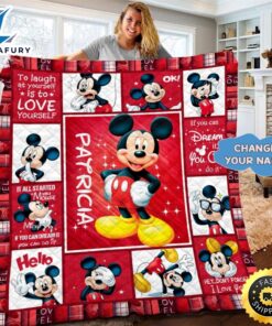 Personalized Mickey Mouse Quilt Mickey…