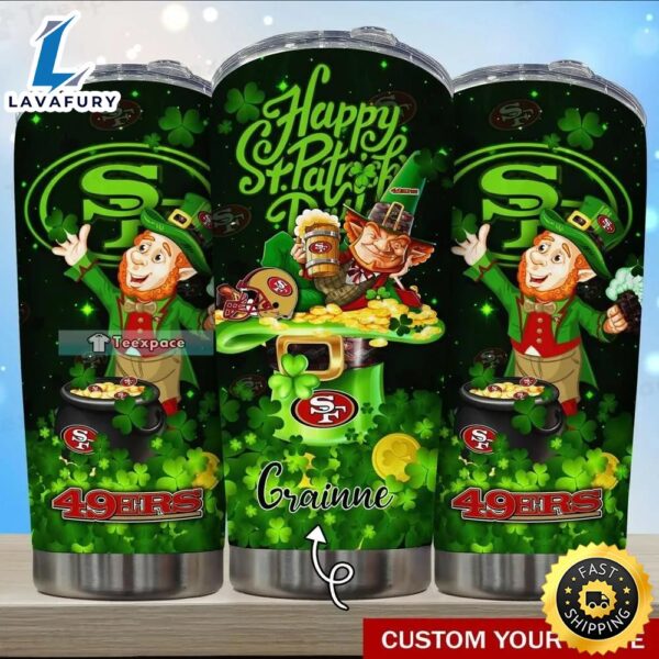 Personalized Name 49ers The Saint Patrick’s Day Tumbler
