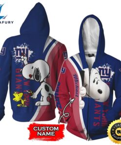 Personalized New York Giants Snoopy…
