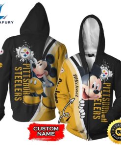 Personalized Pittsburgh Steelers Mickey Mouse…