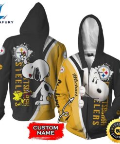 Personalized Pittsburgh Steelers Snoopy All…