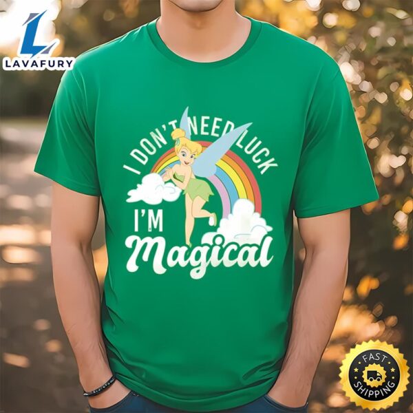 Peter Pan St. Patrick’s Day Tinkerbell I Don’t Need Luck I’m…