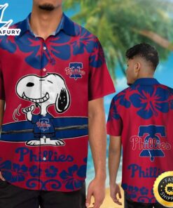 Philadelphia Phillies Snoopy Hawaiian Shirt