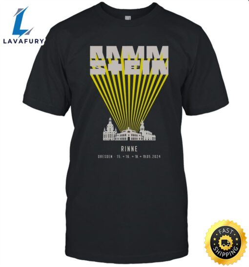 Rammstein May 15-19, 2024 Rinne Dresden T-Shirt