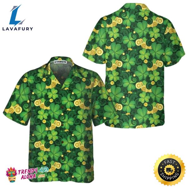 Saint Patrick’s Day Hawaiian Shirt, St. Patricks Day Shirt, Cool St Patrick’s Day Gift