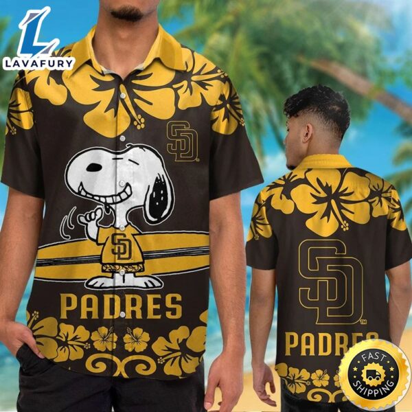 San Diego Padres Snoopy Hawaiian Shirt