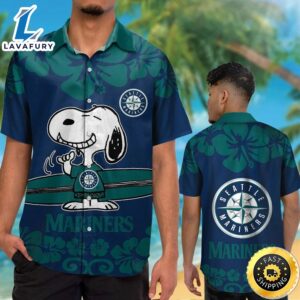 Seattle Mariners Snoopy Hawaiian Shirt