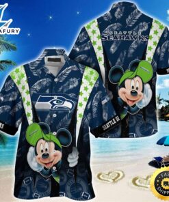 Seattle Seahawks Mickey Mouse NFL…