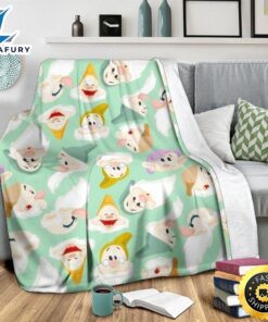 Seven Dwarfs Fleece Blanket Funny For Who Love Cartoon Fans 3
