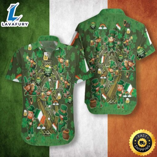 Shamrock Island Saint Patrick’s Day Hawaiian Shirt