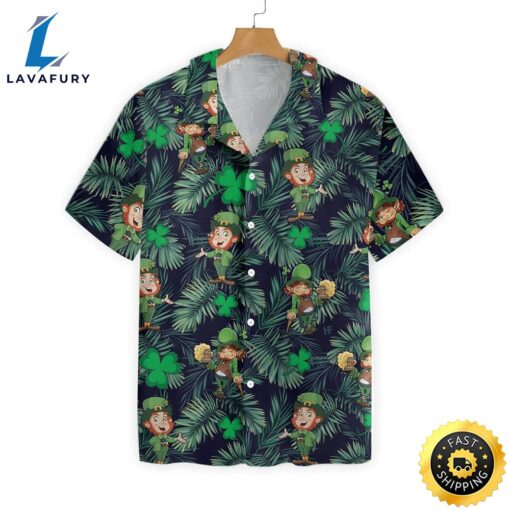 Shamrock Tropicana Saint Patrick’s Day Hawaiian Shirt