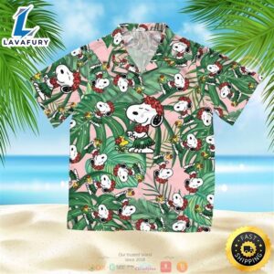 Snoopy Aloha Dance Hawaiian Shirt
