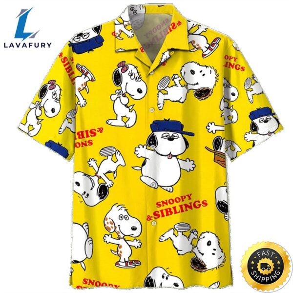 Snoopy And Siblings Summer Time Hawaiian Shirt
