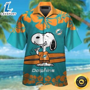Snoopy And Surfboard Miami Dolphins…