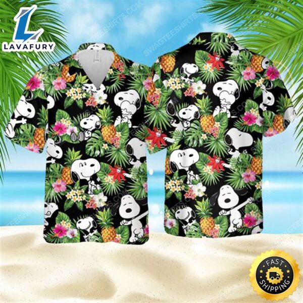 Snoopy And Woodstock Summer Vacation Hawaiian Shirt