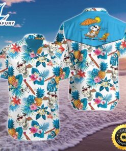 Snoopy Hawaiian Shirt Summer Button…