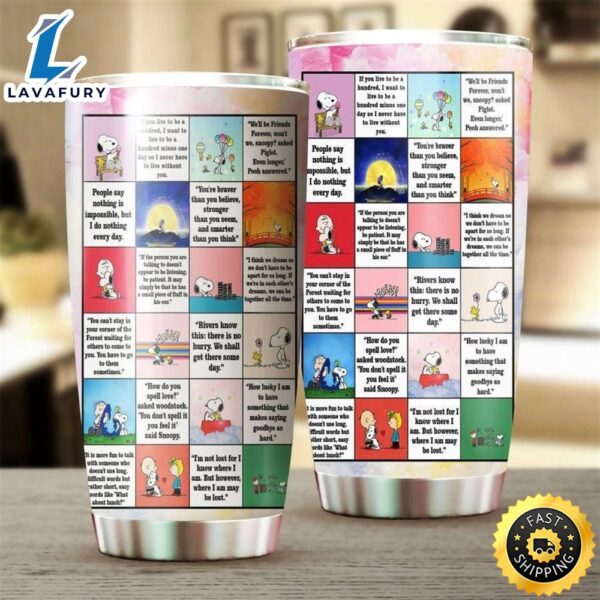 Snoopy Icon  Gift For Lover Day Travel Tumbler