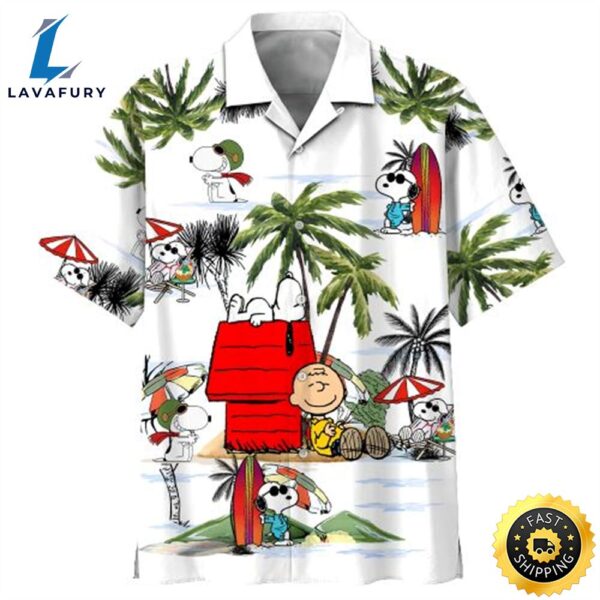 Snoopy Summer Time Youth Adult Hawaiian Shirt