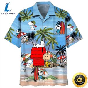 Snoopy Summertime Peanuts Hawaiian Shirt