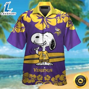Snoopy Surfing Minnesota Vikings Hawaiian…