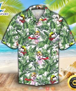 Snoopy Tropical Forest Hawaiian Shirt