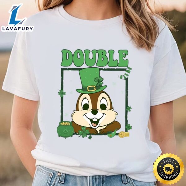 St. Patrick’s Day Double Trouble Cute Shirt, Chip And Dale…