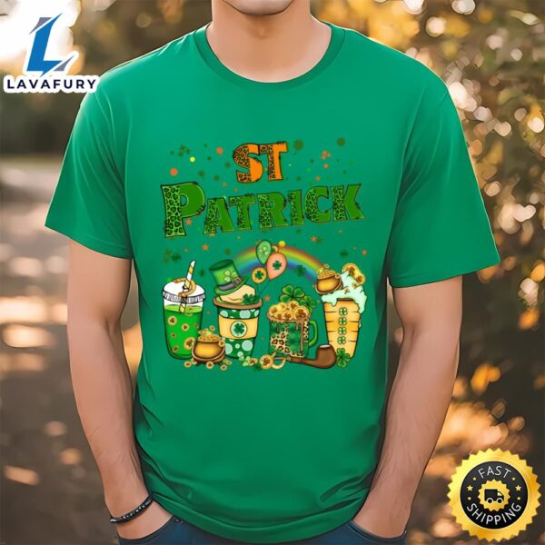 St. Patrick’s Day Drink Coffee Latte Shirt