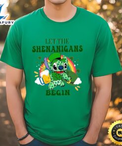 St. Patrick’s Day Lilo And Stitch Shirt, Stitch Happy St…