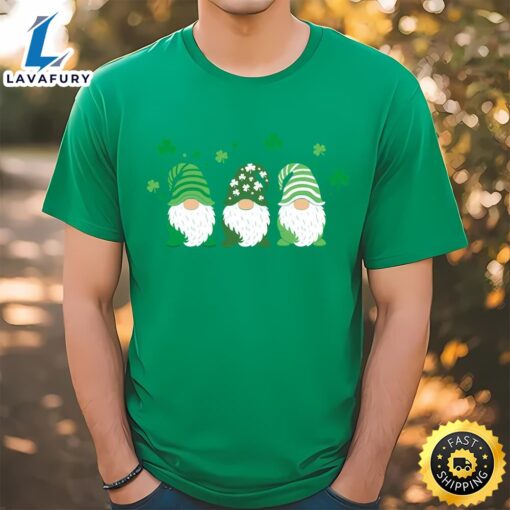 St. Patricks Day Gift Cute Gnomes T-Shirt