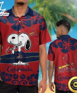 St Louis Cardinals Snoopy Hawaiian…