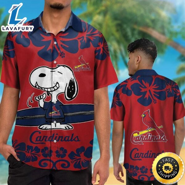 St Louis Cardinals Snoopy Hawaiian Shirt